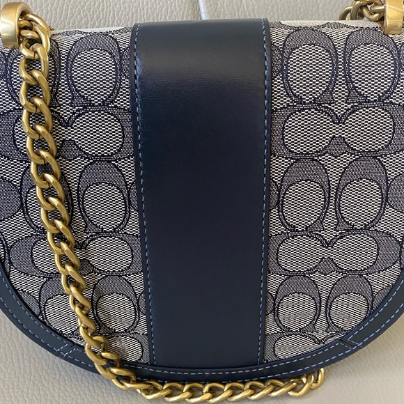 COACH ALIE Signature Jaquard SADDLE Crossbody bag - Picture 7 of 11